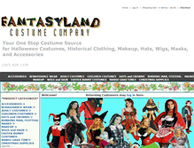 Tablet Screenshot of fantasycostume.net